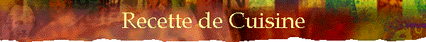 Recette de Cuisine